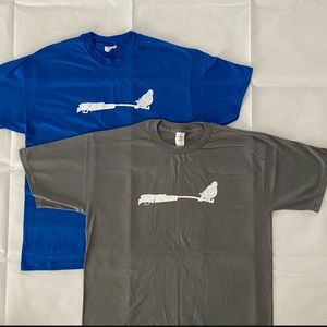 Mid century design inspired slim fit T-shirt